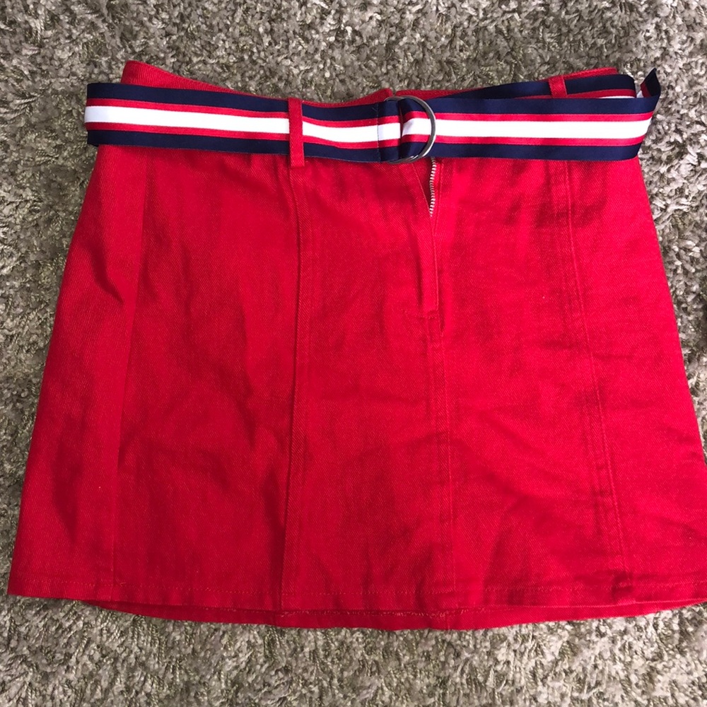 red skirt small, never worn